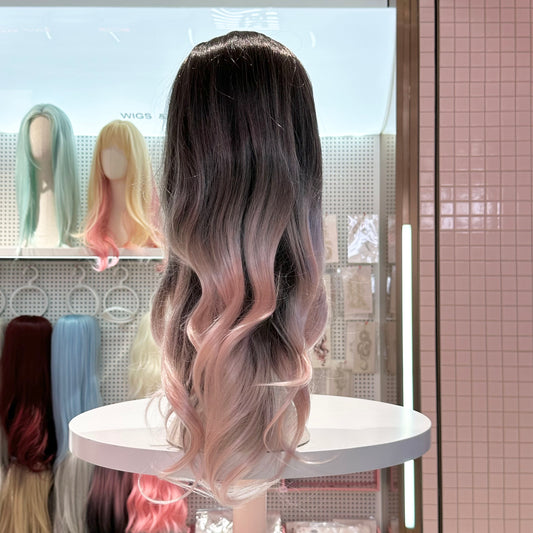 Black and Blush Balayage Wig