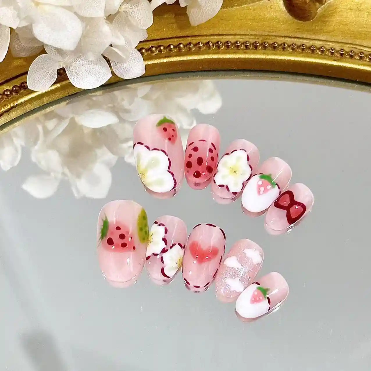 Sweet and Cute Press On Nails