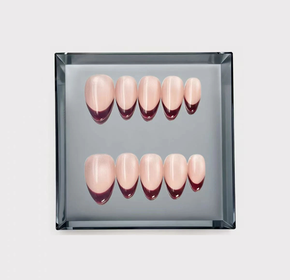 Vintage Merlot French Press On Nails