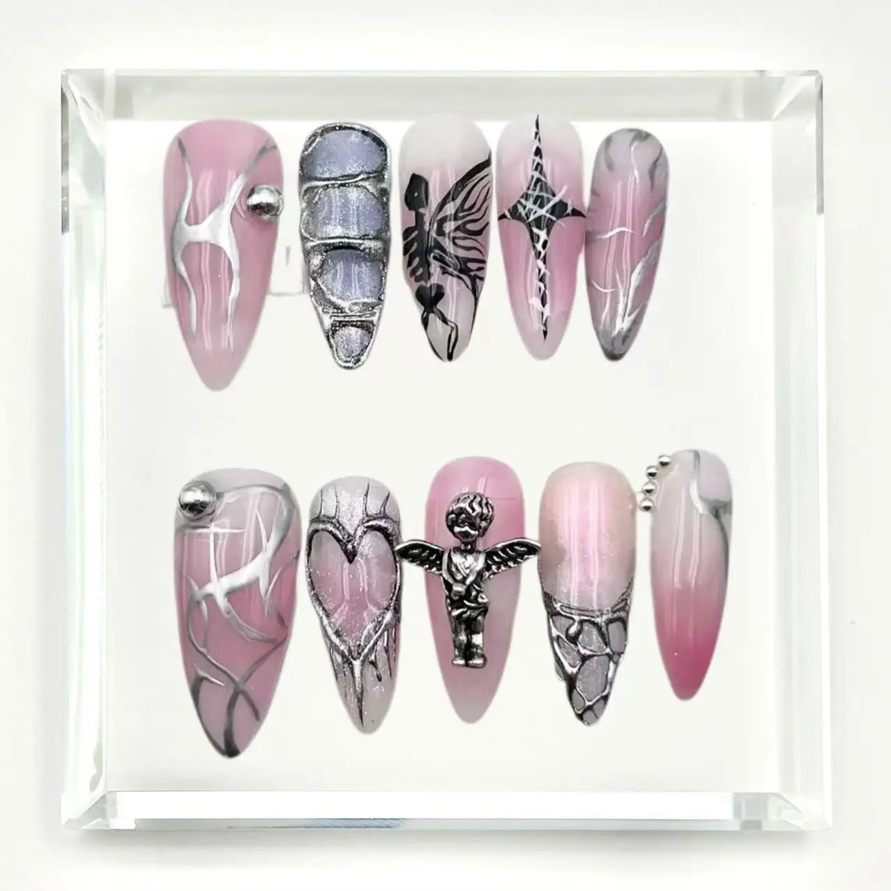 Cyber Angel Press On Nails