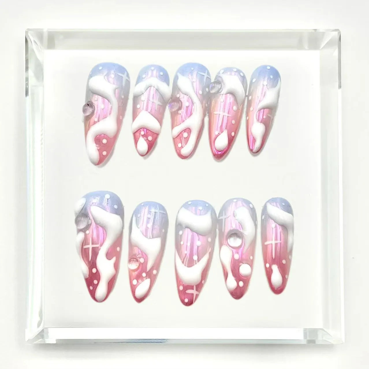 Galaxy Glaze Press On Nails