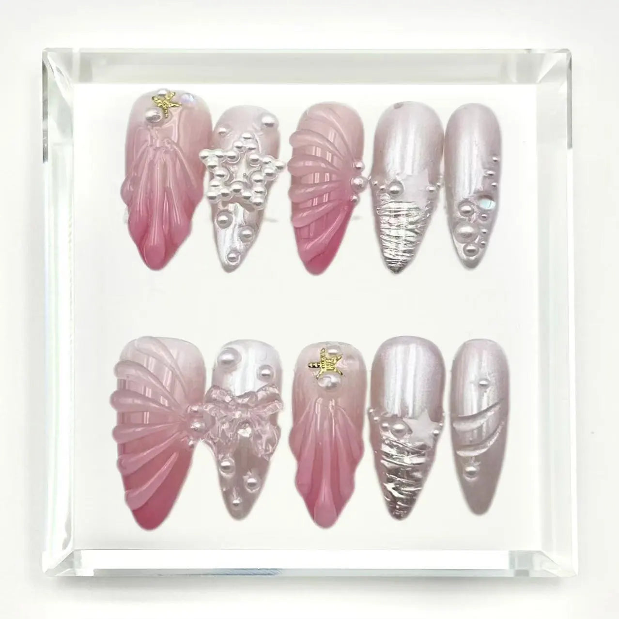 Mermaid Aura Press On Nails