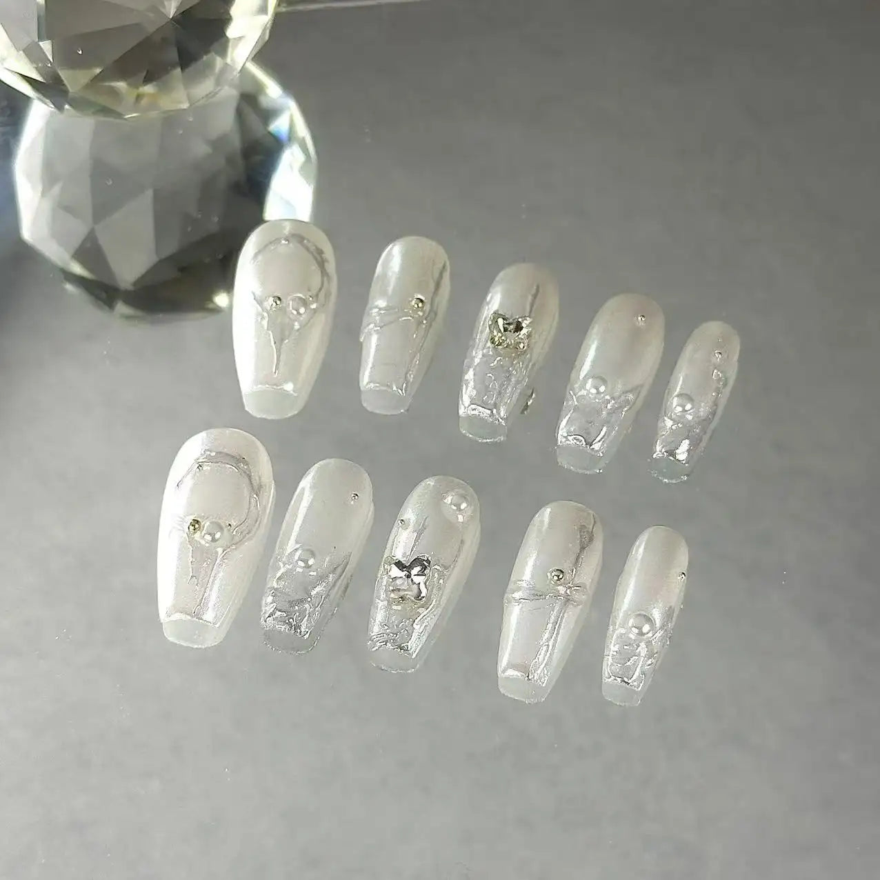 Moonlight Long Press On Nails