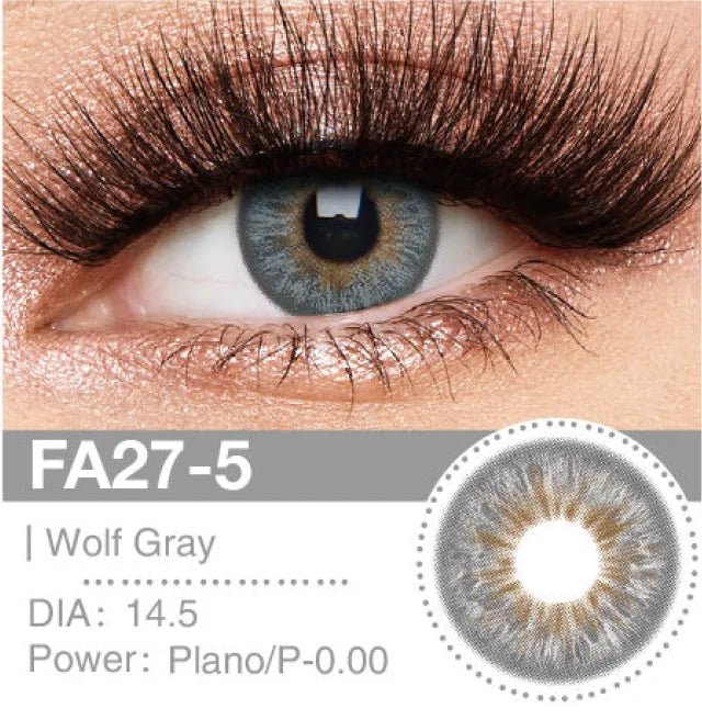 Wolf Gray Monthly Contact Lenses