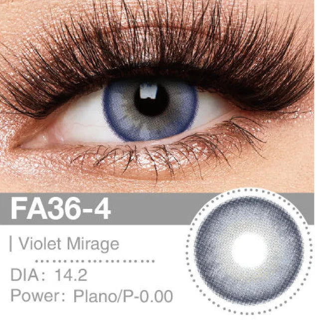 Violet Mirage Monthly Contact Lenses