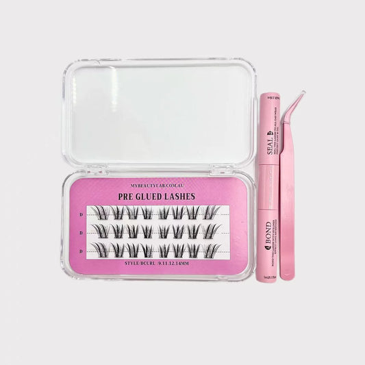 Long Dark Fox-eye Pre Glued Lashes