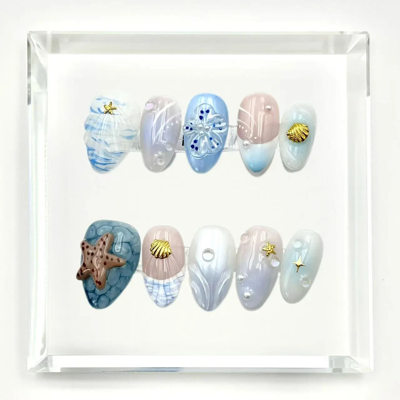 Ocean Relic Press On Nails