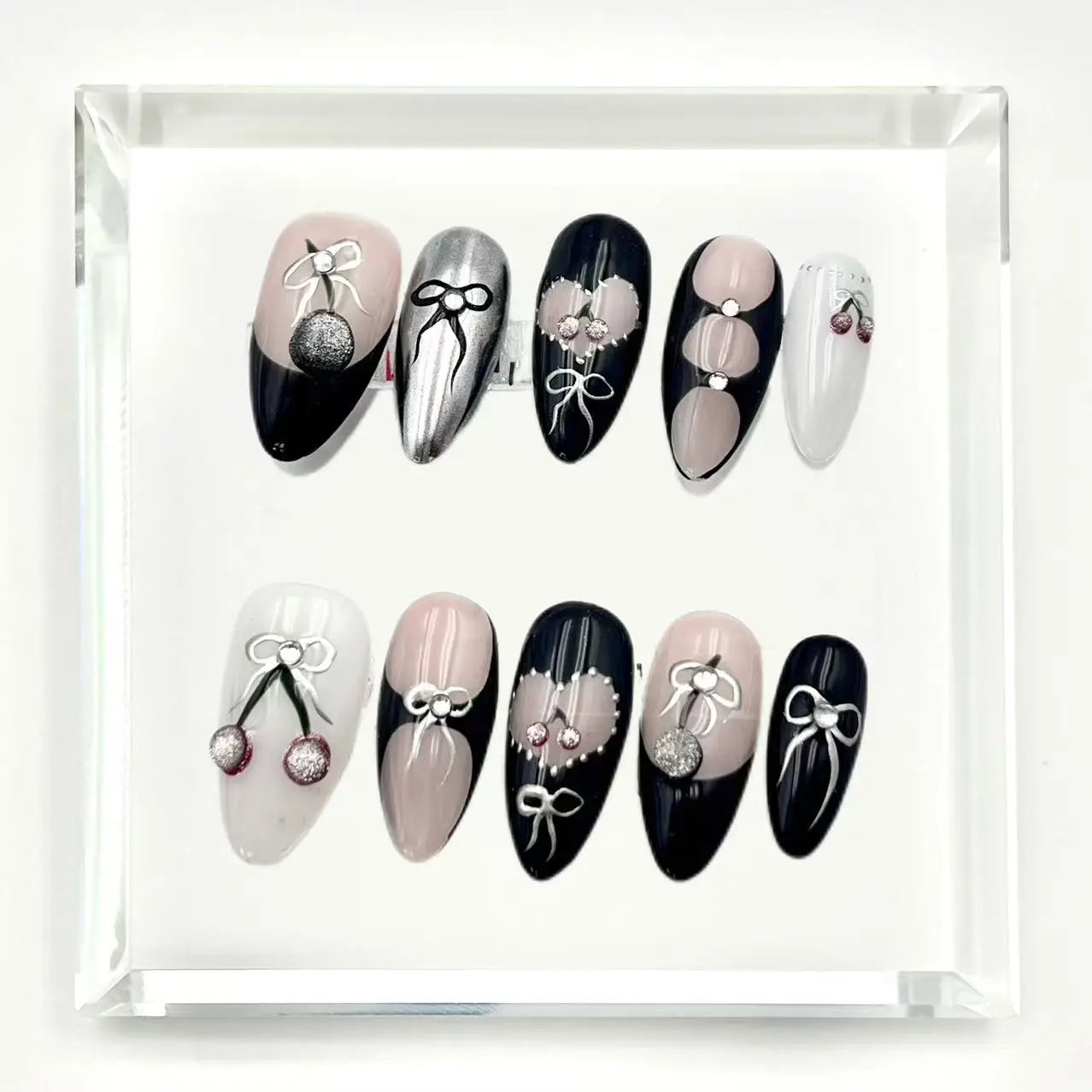 Cherry Darling Press On Nails