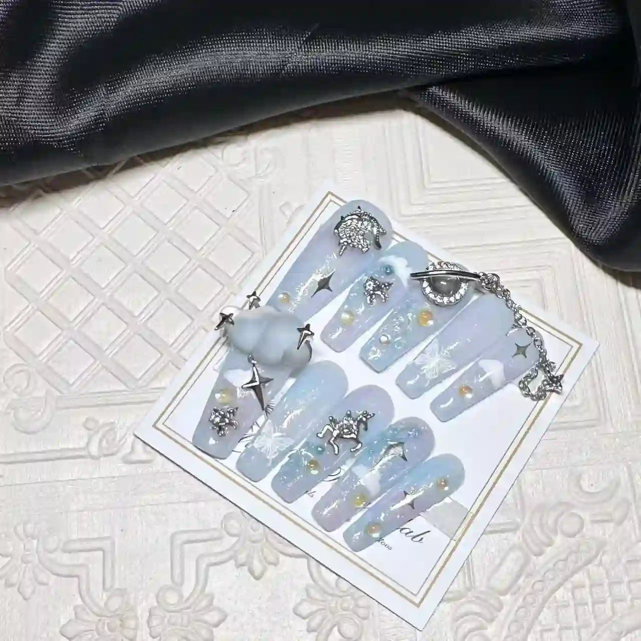 Unicorn On Cloud Press On Nails