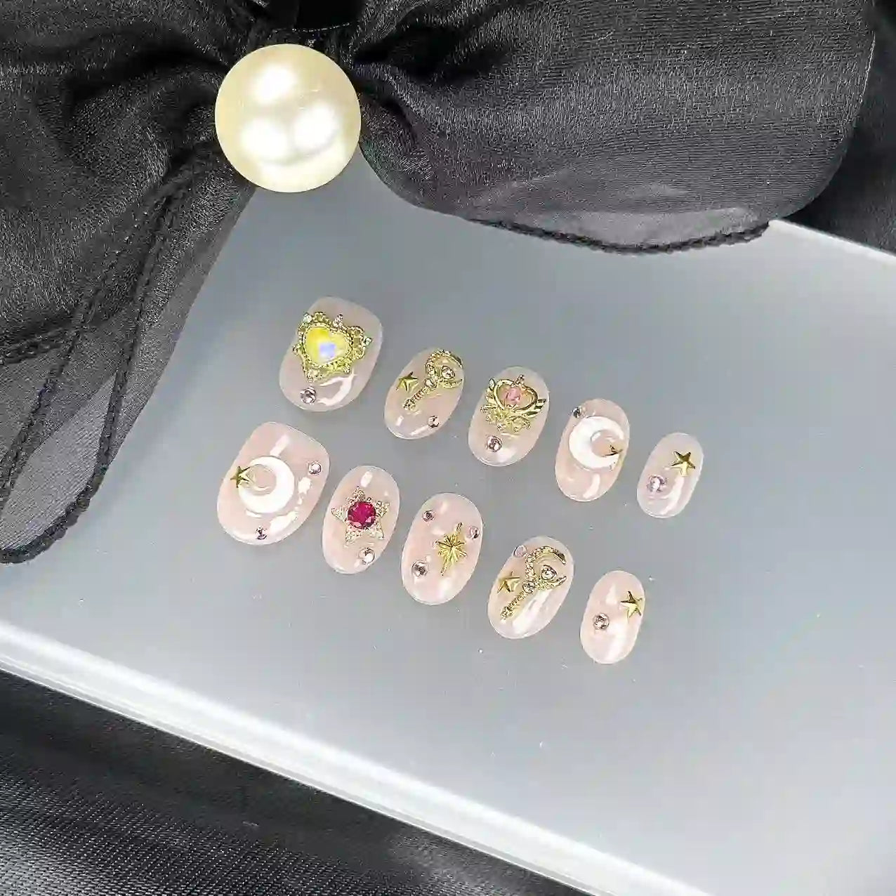 Nude Sailor Moon Press On Nails
