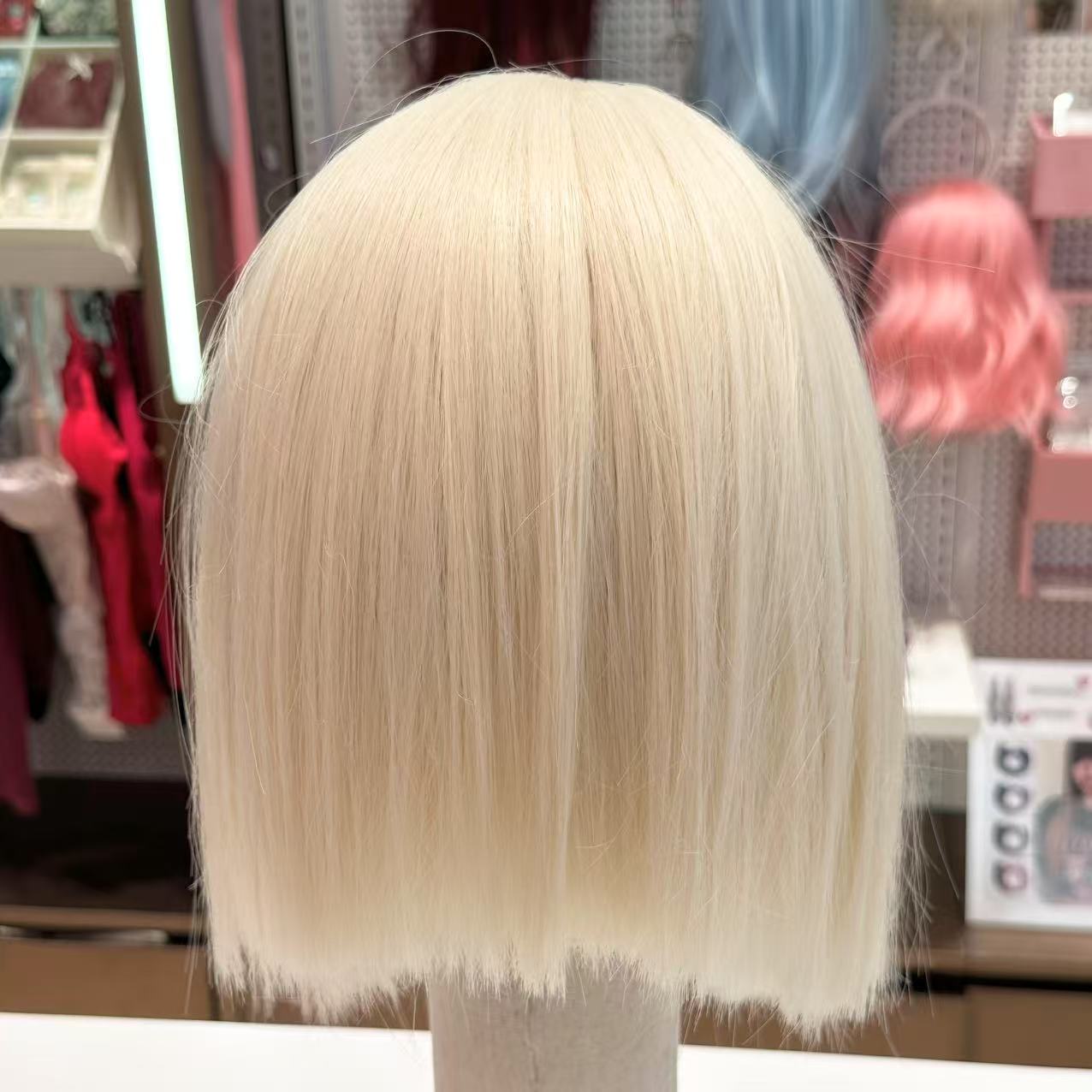 Ivory White Lob Wig