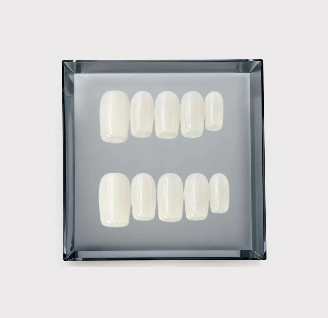 Opalescent Dream Square Short Press On Nails