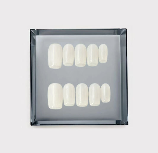 Opalescent Dream Square Short Press On Nails