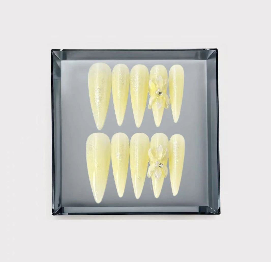Sunbeam Silk Long Press On Nails
