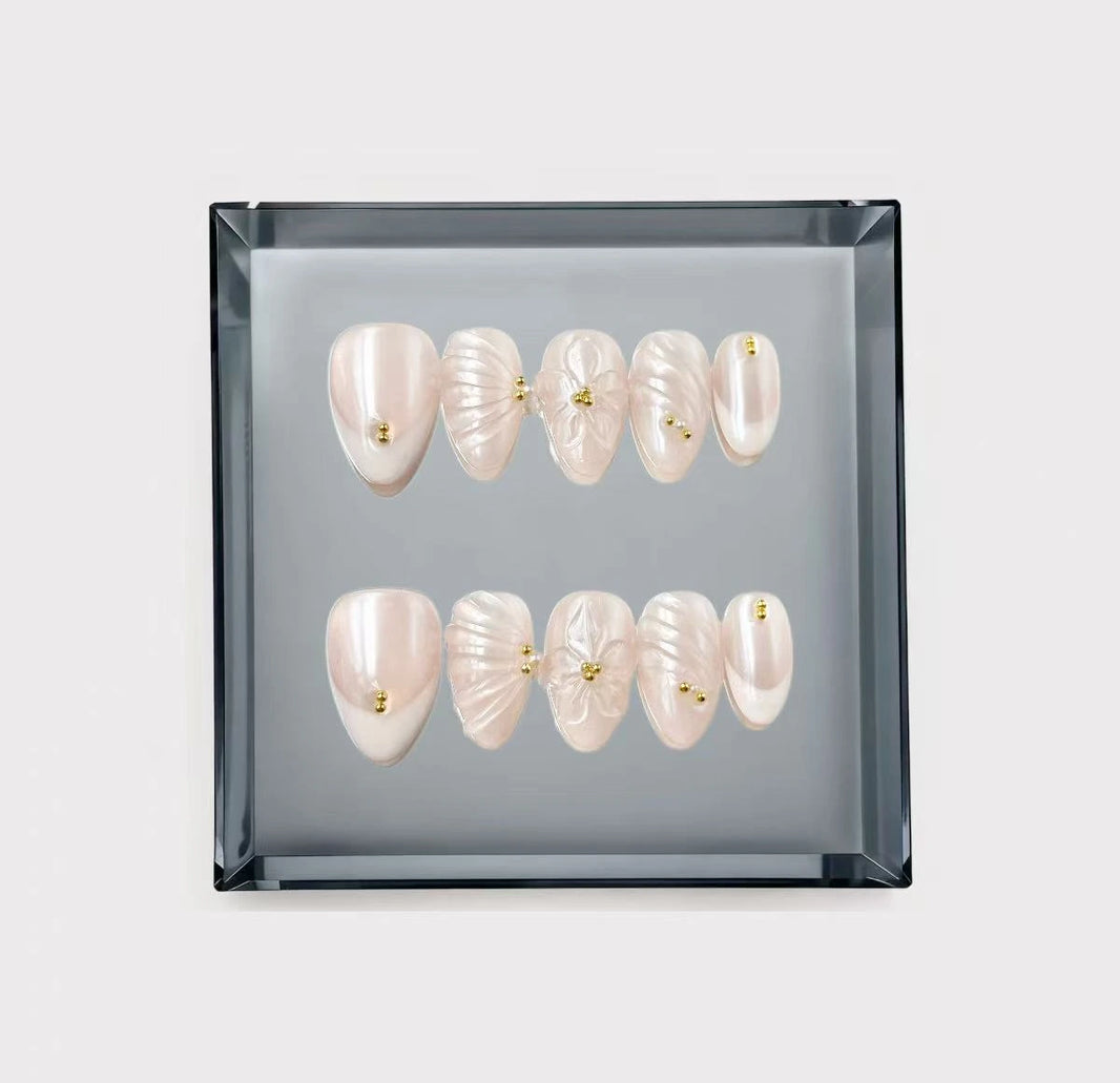 Iridescent Mermaid Press On Nails