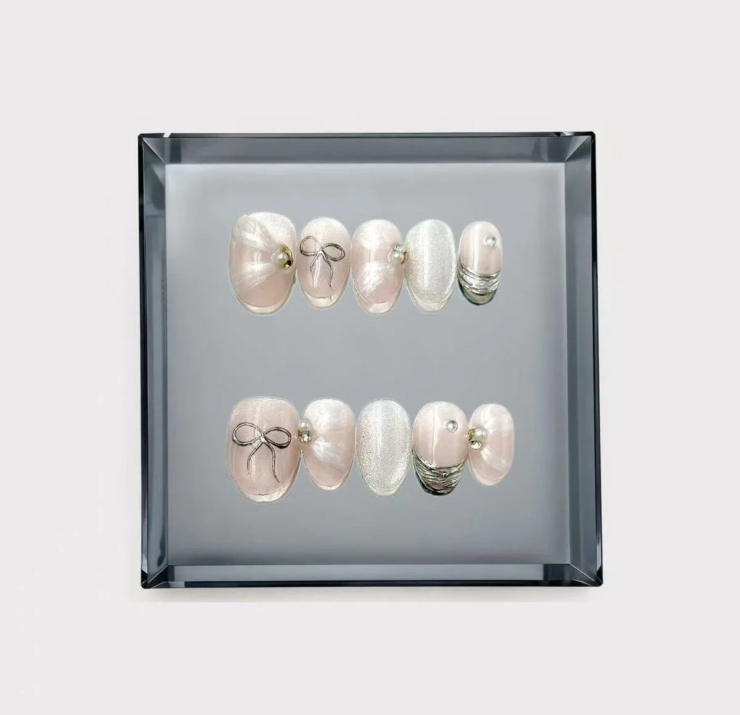 Sparkling Ballet Press On Nails