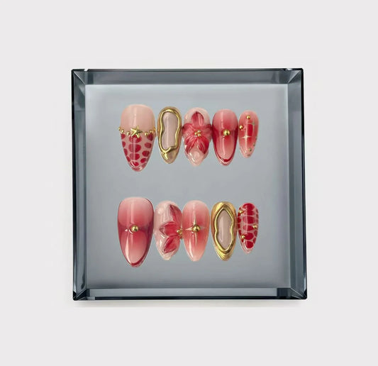 Imperial Ruby Press On Nails