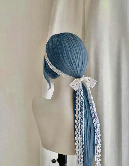 Azure Bliss Deep Blue Wig