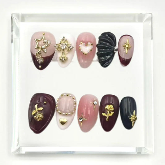 Royal Emblem Press On Nails