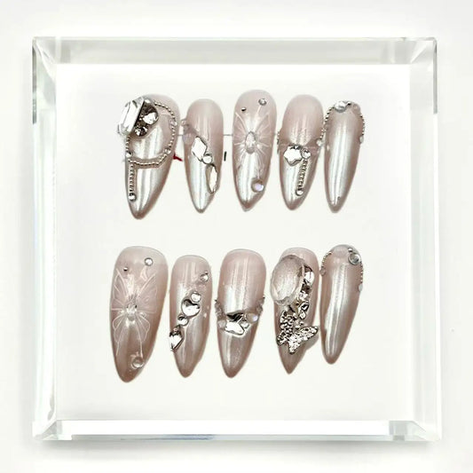 Opal Rhyme Press-On Nails