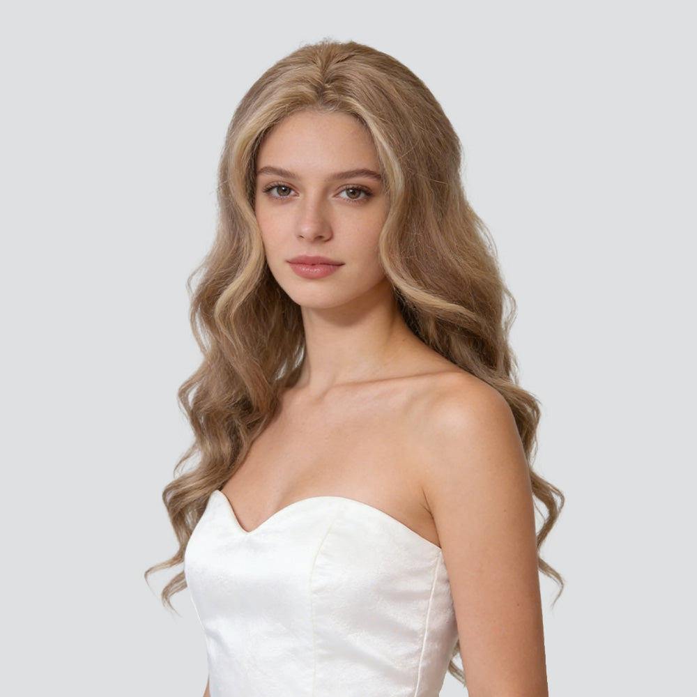 Golden Dusk-Golden Blonde Ombre Wig