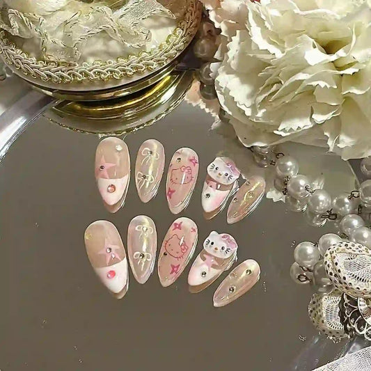 Superstar Kitty Press On Nails