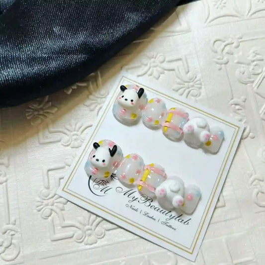 Rainbow Pochacco Press On Nails