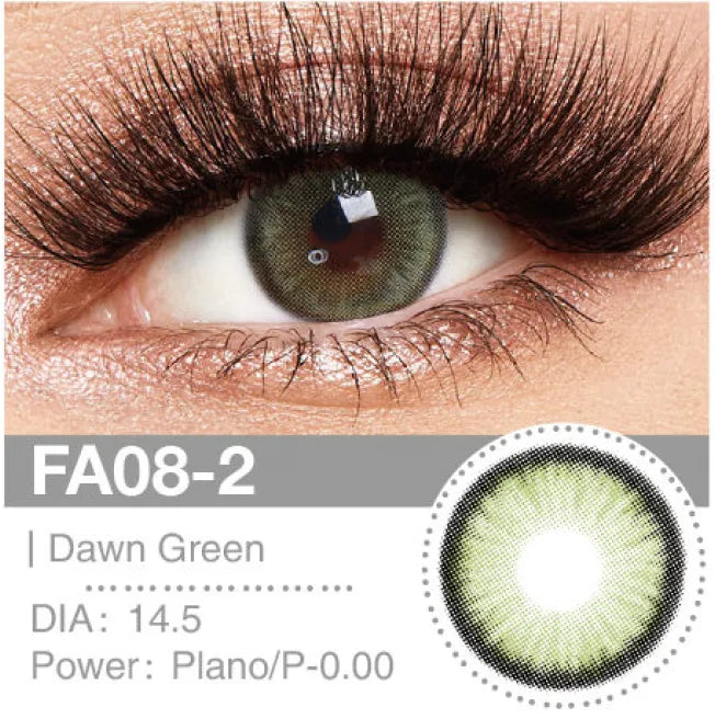 Dawn Green Monthly Contact Lenses