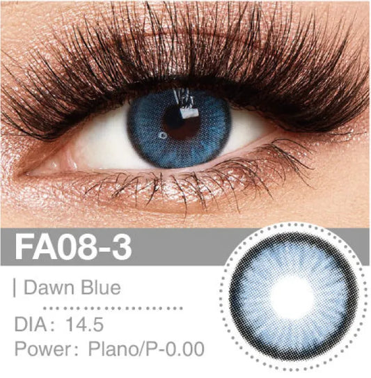 Dawn Blue Monthly Contact Lenses