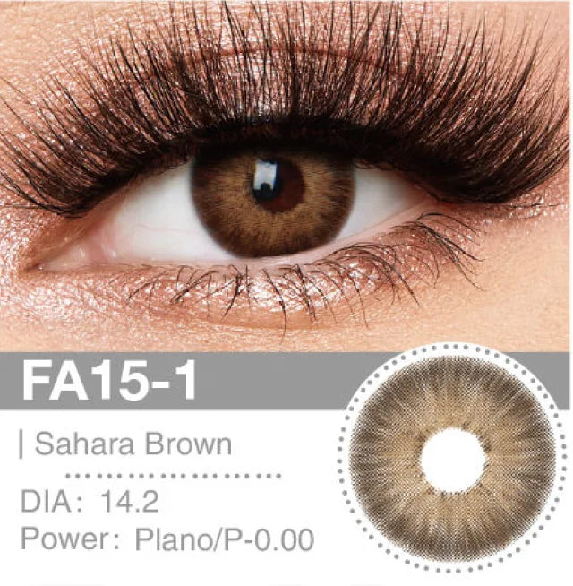 Sahara brown Monthly Contact Lenses