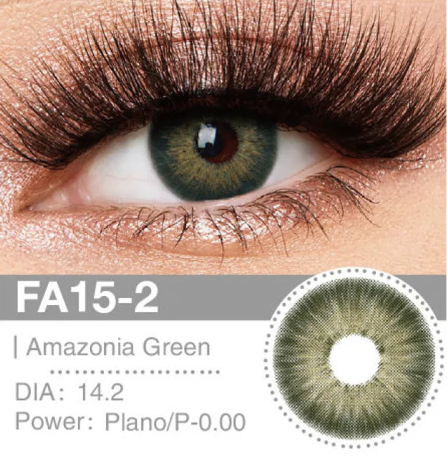 Amazonia Green Monthly Contact Lenses