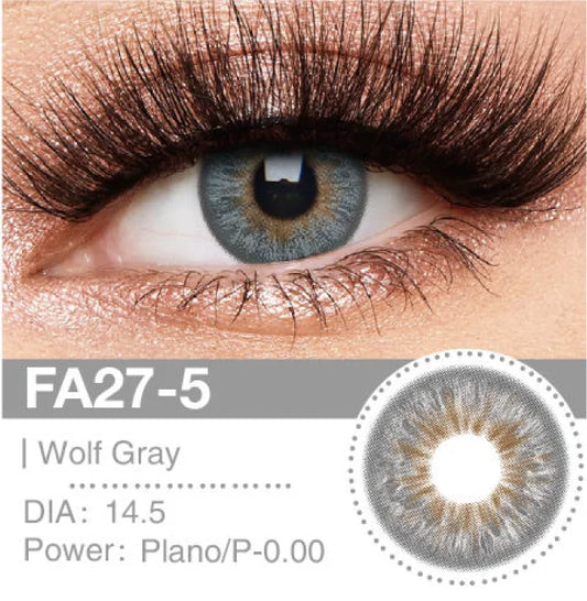 Wolf Gray Monthly Contact Lenses