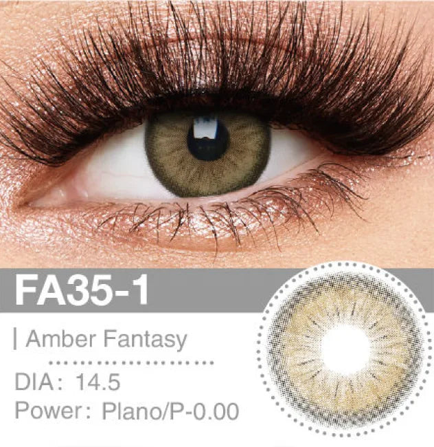 Amber Fantasy Monthly Contact Lenses