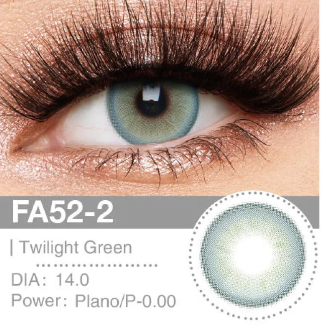 Twlight Green Monthly Contact Lenses