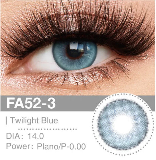 Twlight Blue Monthly Contact Lenses