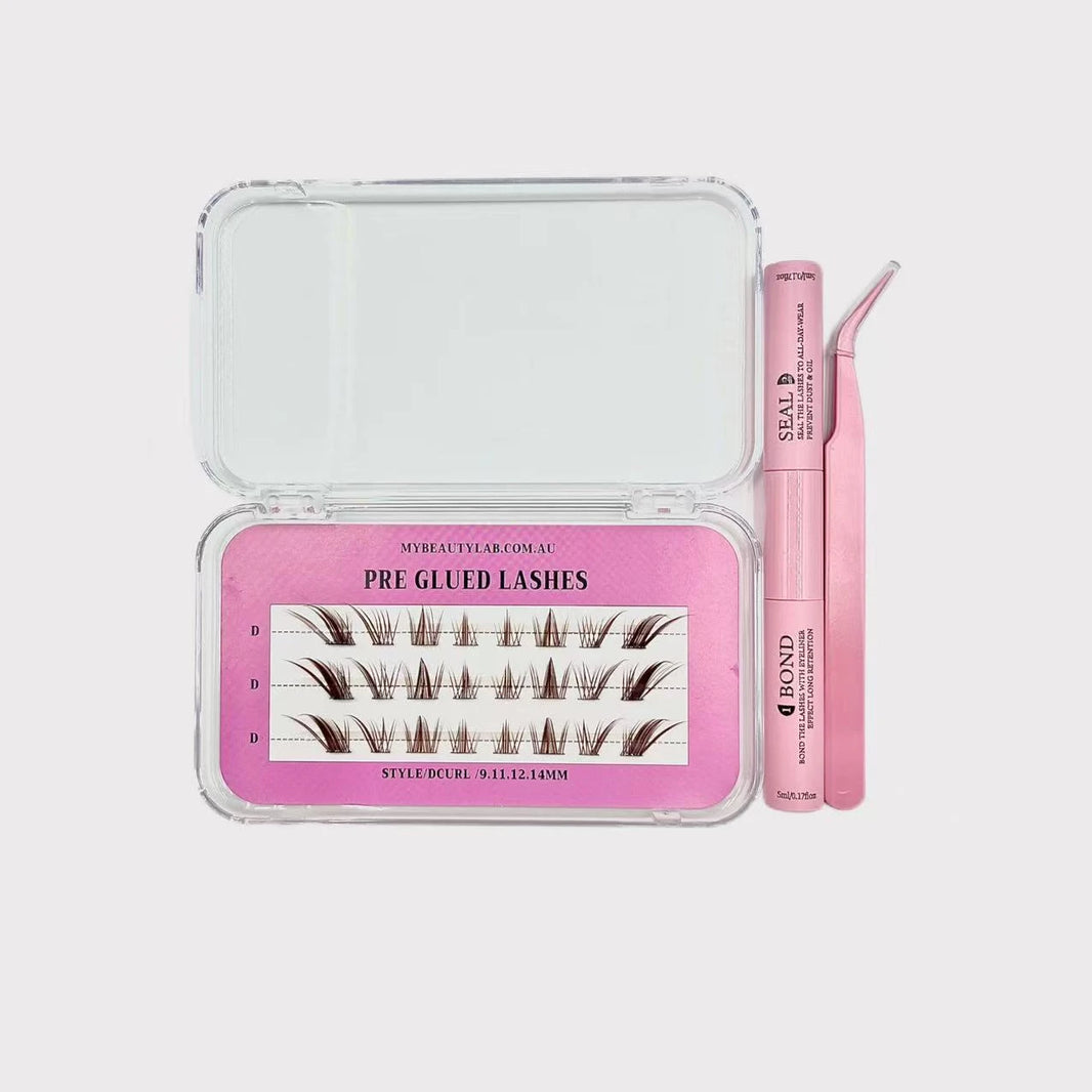 Brown Fox Eye Pre Glued Lashes