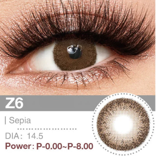 Sepia Monthly Contact Lenses