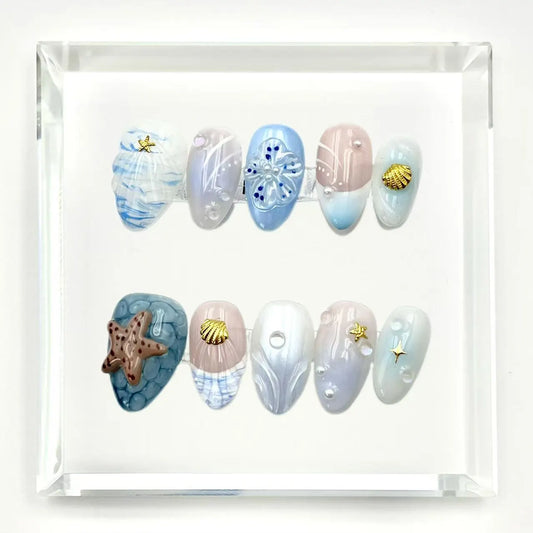 Ocean Relic Press On Nails