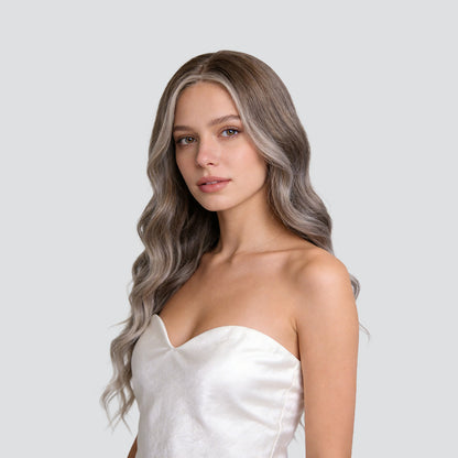 Grey Blonde Balayage Wig